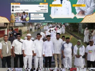 Jelang Ramadhan 1447 H, Dompet Dhuafa Maluku Gandeng Camat Leihitu Gelar Pawai Putih