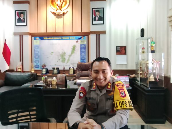 Kapolres Tual Pastikan Arus Mudik Lebaran Berjalan Kondusif dan Lancar