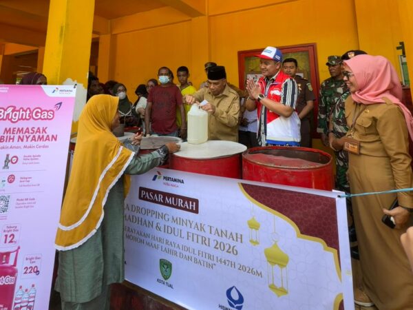 Sinergi Pertamina Patra Niaga Bersama Pemkot Tual Gelar Pasar Murah Jelang Idulfitri 1447 H