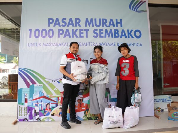 Peduli Sosial, Pertamina Gelar Pasar Murah Bagi 1.000 Masyarakat Prasejahtera di Wayame