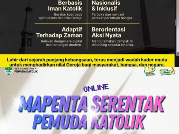 PP Pemuda Katolik Gelar Mapenta Online Serentak Se-Indonesia