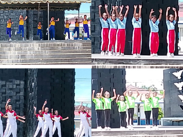 Lomba Senam Anak Indonesia Hebat Meriahkan Peringatan Hardiknas di Maluku Tenggara