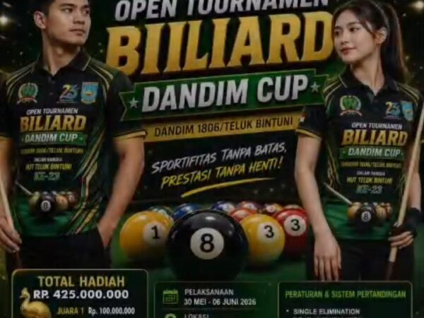 Bintuni Open Dandim Cup 2026 Jadi Magnet Kuat Puluhan Atlet Manca Negara Ikut Berpartisipasi