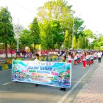 SD Mathias 1 Langgur Laksanakan Jalan Sehat Songsong HUT Ke-137