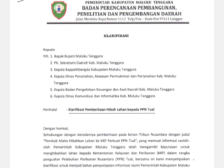 Pemkab Malra Klarifikasi Hibah Lahan Kepada PPN Tual