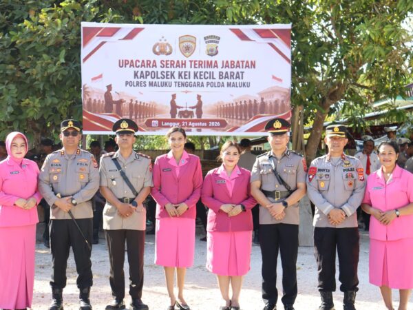 Gelar Upacara Sertijab, Ade Willem Sapulette Jabat Kapolsek KKB