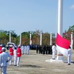 Khidmatnya Pelaksanaan Upacara bendera Merah Putih di Malra, Peringati HUT RI Ke-81