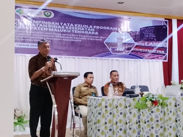 Akhirnya Selesai, FKM Universitas Airlangga Sosialisasi Hasil Pendampingan Penyusunan Renja Dinkes Malra
