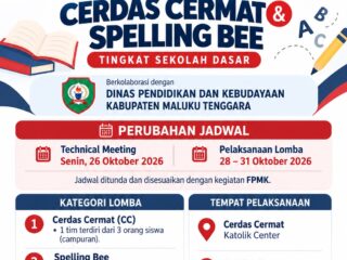 Info Penting !! SD N Mathias 1 Langgur Gelar Lomba Cerdas Cermat dan Speeling Bee