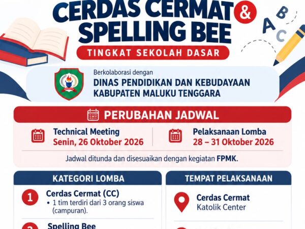 Info Penting !! SD N Mathias 1 Langgur Gelar Lomba Cerdas Cermat dan Speeling Bee
