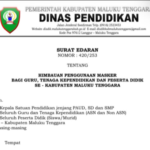 Wajib Dibaca !! Disdikbud Malra Keluarkan Surat Edaran Wajib Masker Kepada Seluruh Satker Pendidikan
