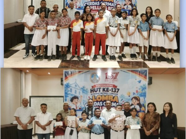 Lomba Cerdas Cermat Berakhir, SD Naskat Mathias 3 Langgur B Raih Juara 1